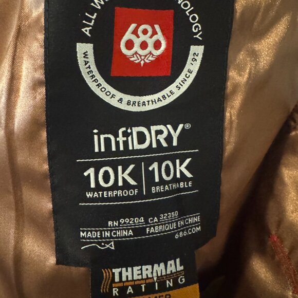 686 Black Magic Insulated Ski and Snowboard Bib Pant - Women's Small - Picture 3 of 8